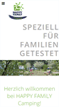 Mobile Screenshot of happy-family-camping.de